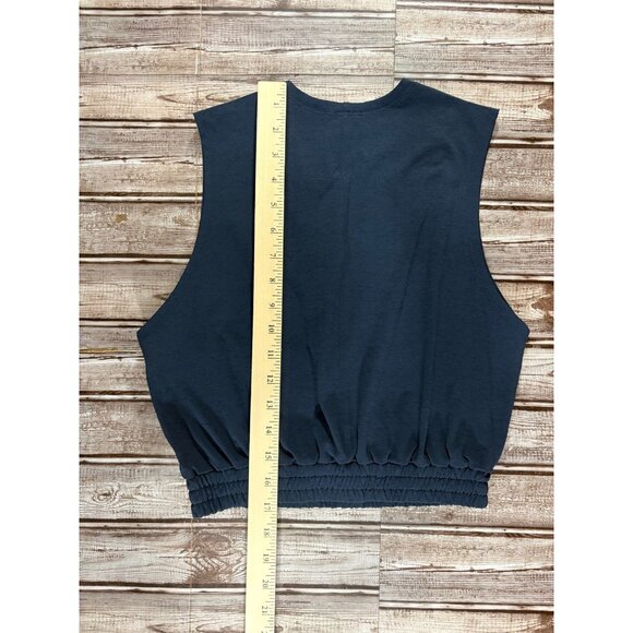 Lululemon sleeveless cropped tennis tank size 4 color navy NWT mspr $68 - Picture 5 of 5